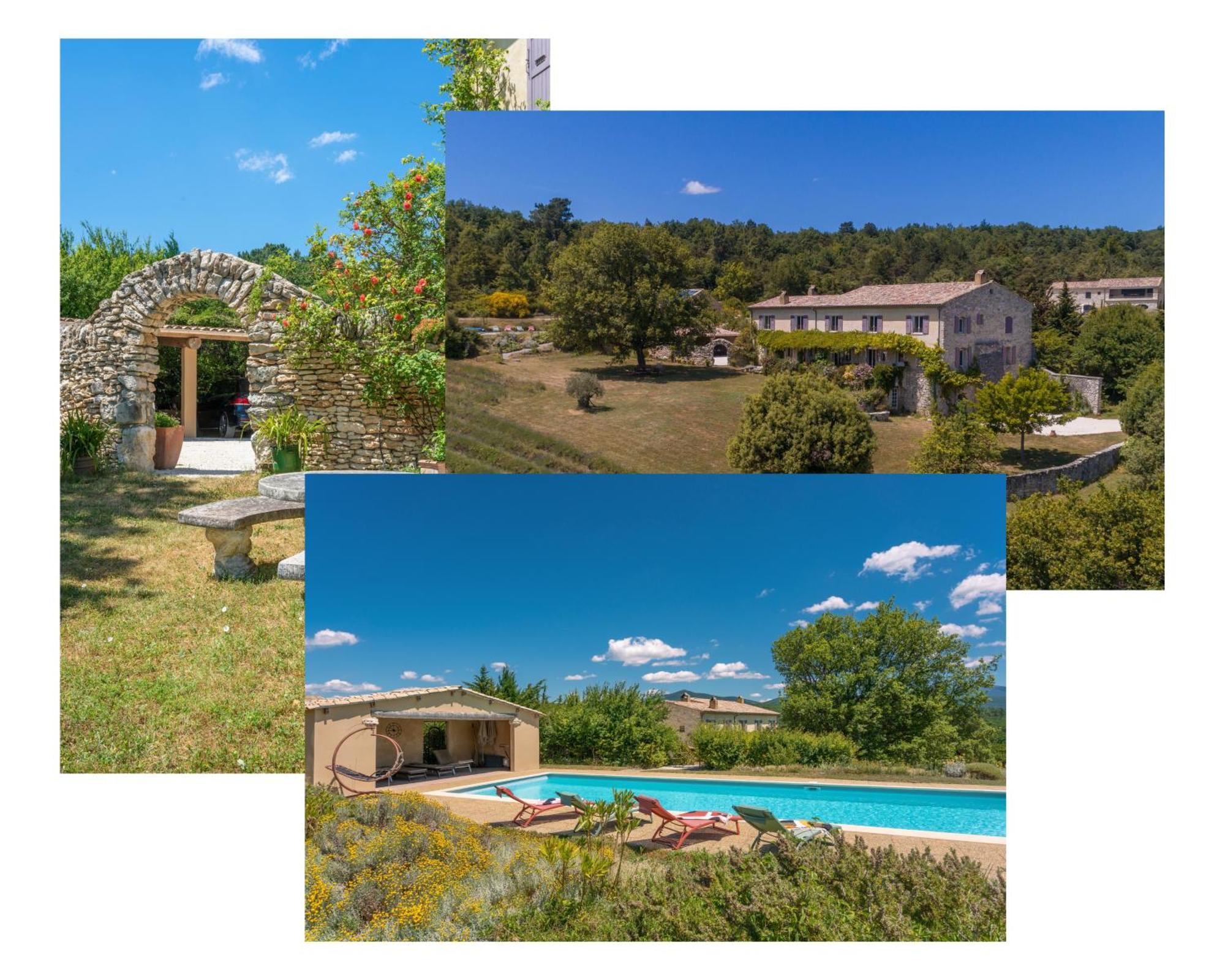 Domaine De Barbe - Chambre Lin Salles-sous-Bois Exterior foto